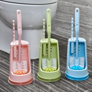 Plastic Toilet Brush Set